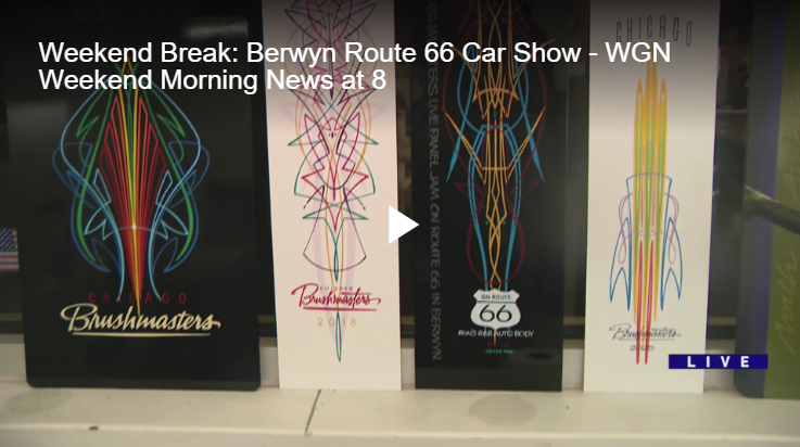 Route66 Car Show Featured on WGN Weekend Break 9am segment